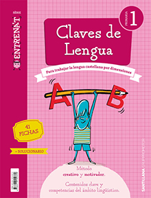 Book cover LDB PFA Cdrn. Lengua 1PRI Entrénate GP