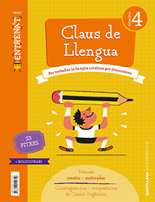 Book cover LDB PFA Cdrn. Llengua 4PRI Entrénate GP