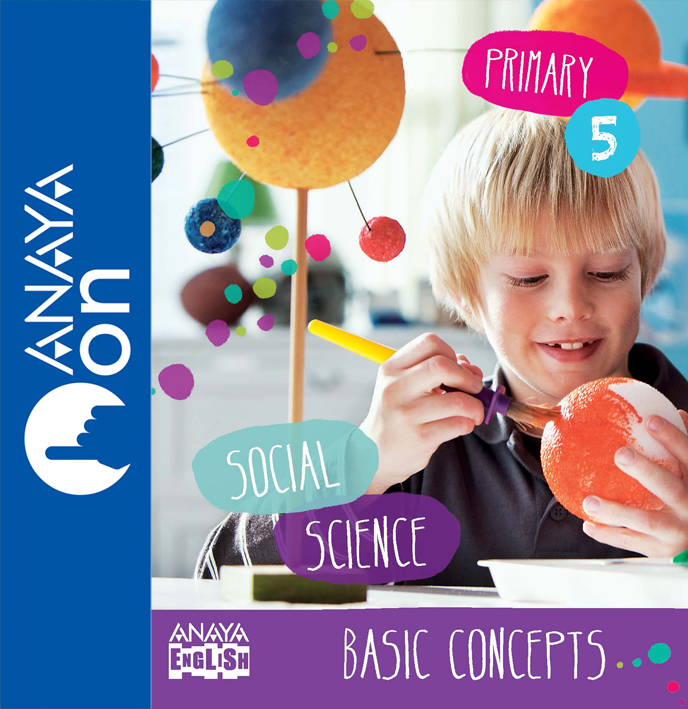 Book cover Social Science 5º Primaria Basic Concepts ANAYA ON