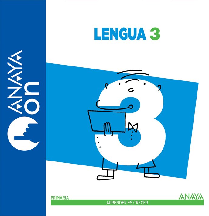 Book cover Lengua 3º Primaria AEC ANAYA ON