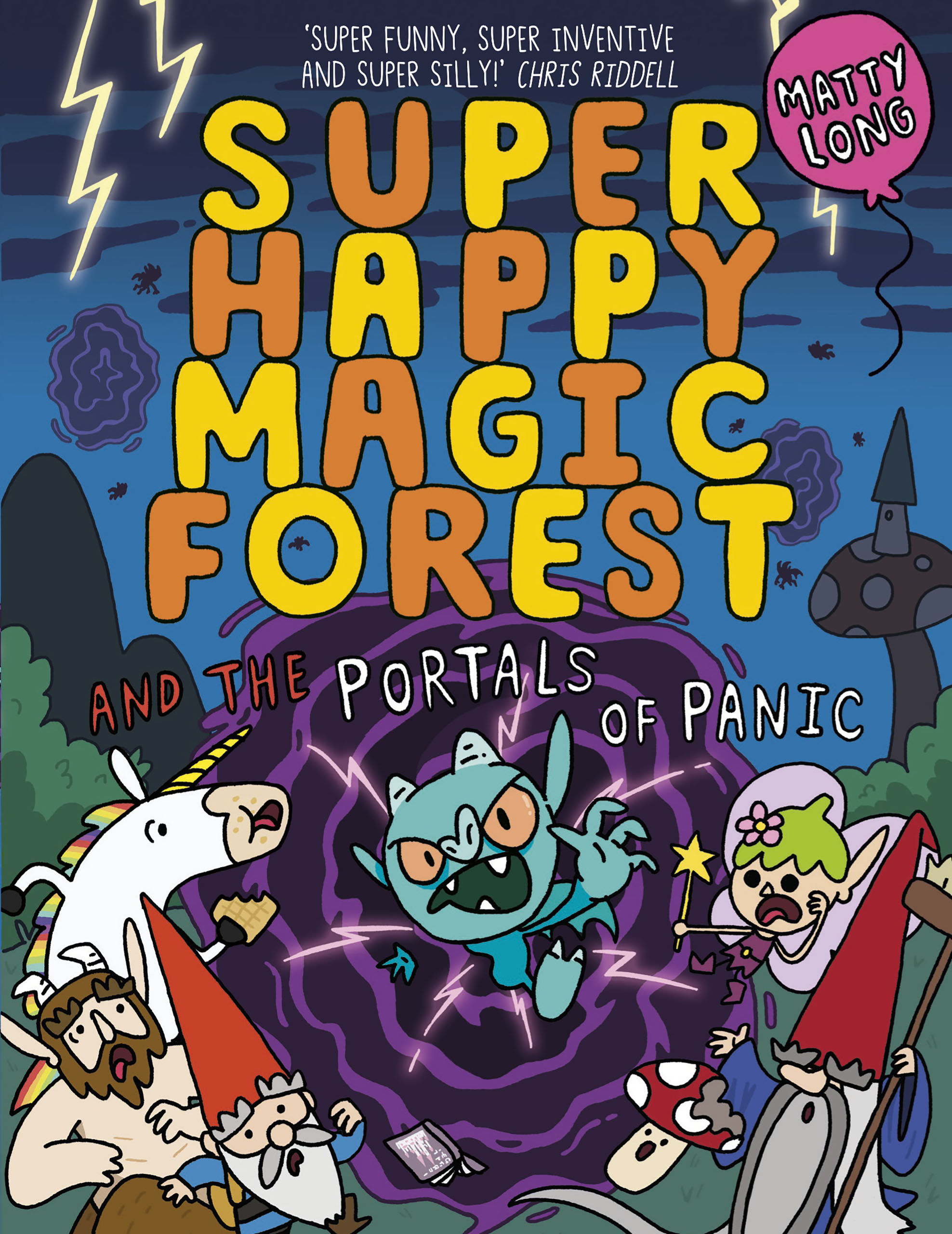 Book cover SuperHappyMagicForest and the Portals of Panic