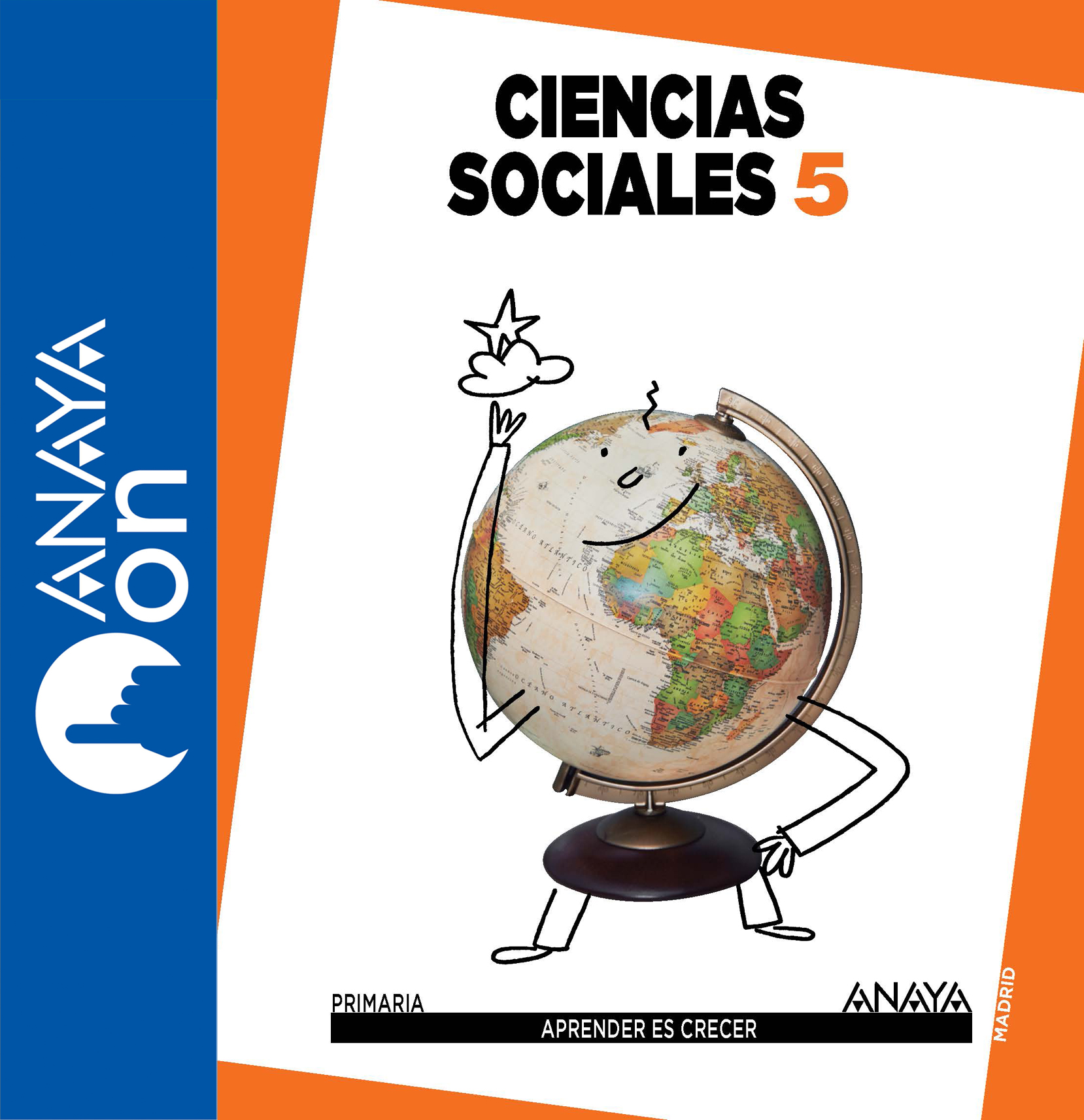 Book cover Ciencias Sociales 5º ANAYA ON