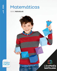 Book cover LM PLAT Alumno Matemáticas Resuelve 1 ESO Saber Hacer ED 5.0