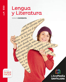 Book cover LM PLAT Alumno Lengua y Literatura Comenta 1 ESO Saber Hacer Canarias ED 5.0