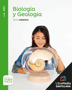 Book cover LM PLAT Alumno Biología y Geología Observa 1 ESO Saber Hacer Canarias ED 5.0