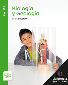 Book cover LM PLAT Alumno Biología y Geología Observa 3 ESO Saber Hacer Canarias ED 5.0