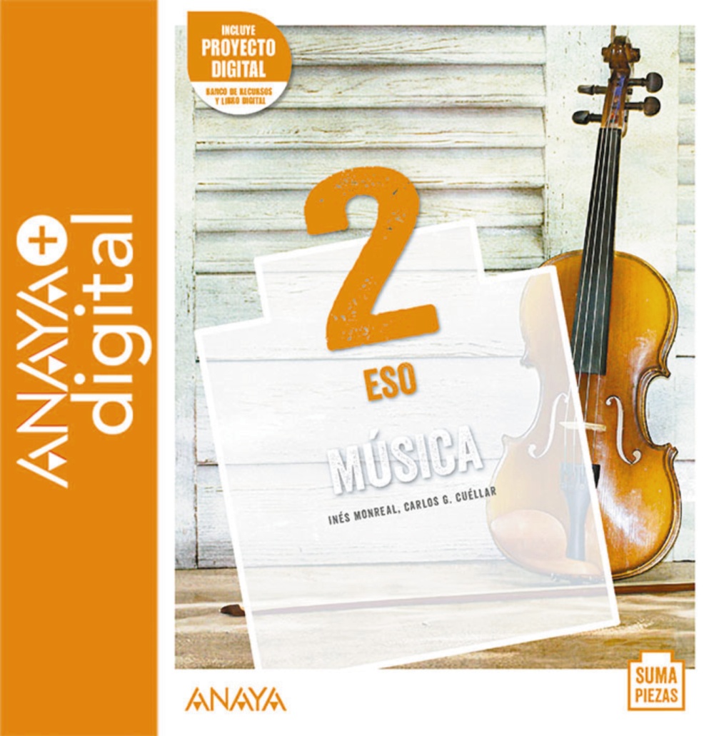 Portada del Libro Música 2º ESO Andalucía