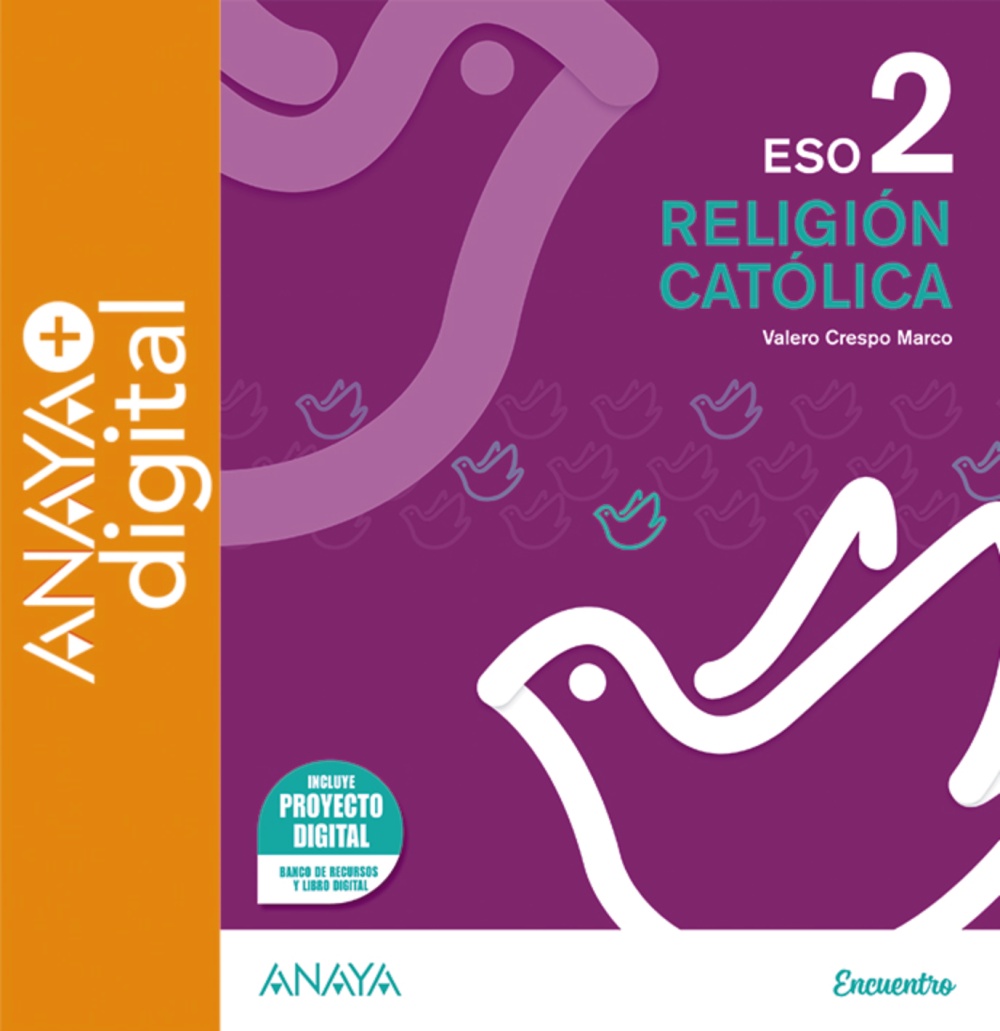 Portada del Libro Religión Católica 2º ESO