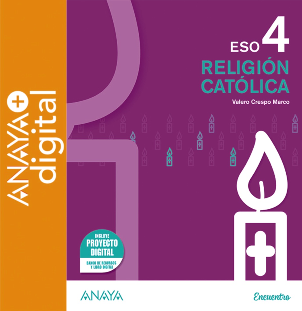 Portada del Libro Religión Católica 4º ESO