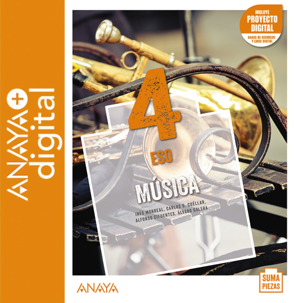 Portada del Libro Música 4º ESO Andalucía