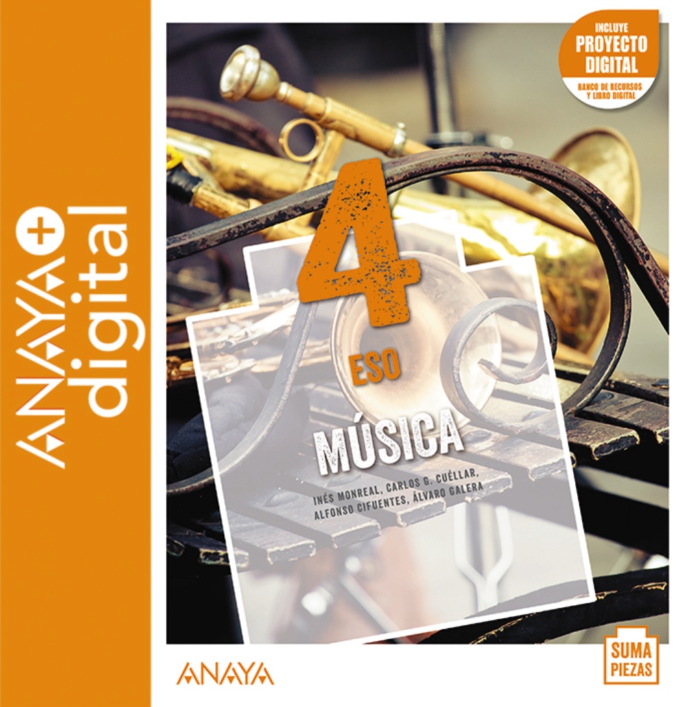 Portada del Libro Música 4º ESO