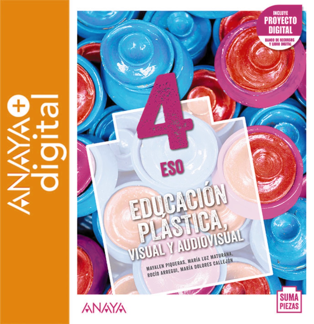 Portada del Libro Educación Plástica, Visual y Audiovisual 4º ESO Andalucía