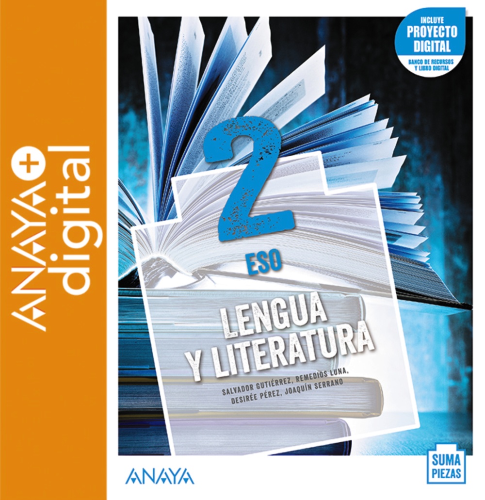 Portada del Libro Lengua 2 ESO AND