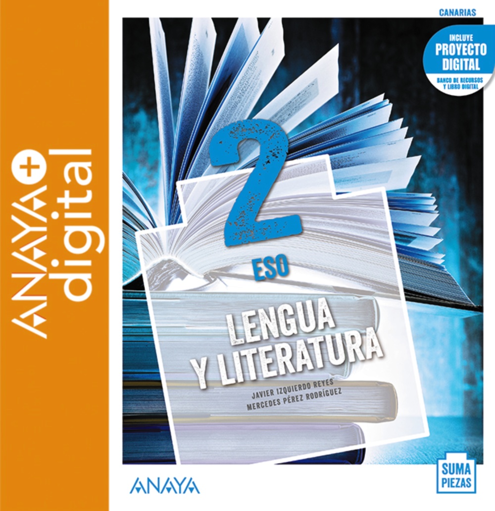 Portada del Libro Lengua 2 ESO CAN