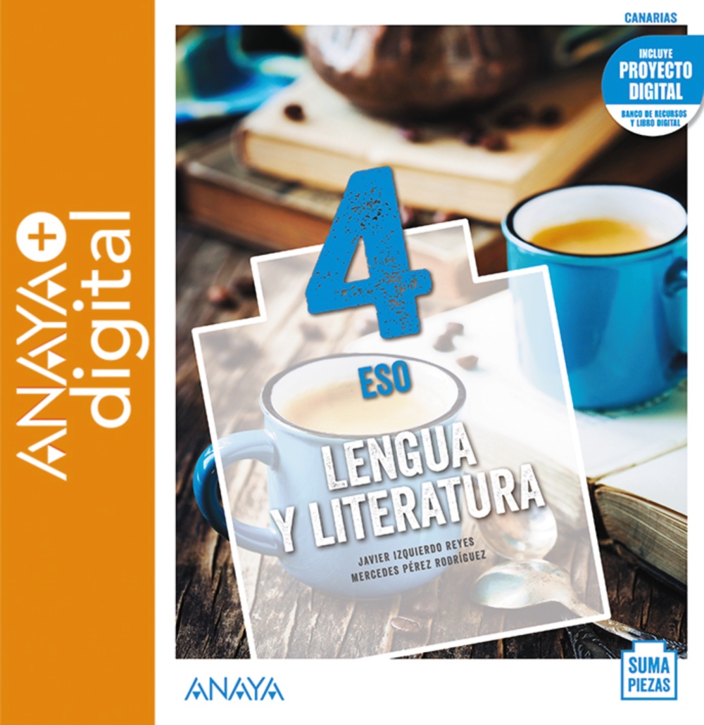 Portada del Libro Lengua 4 ESO CAN