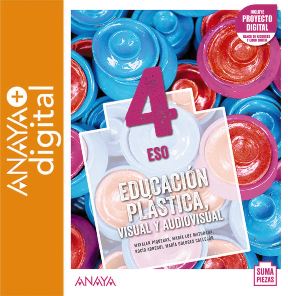 Portada del Libro Educación Plástica, Visual y Audiovisual 4 ESO Andalucía Dual Focus