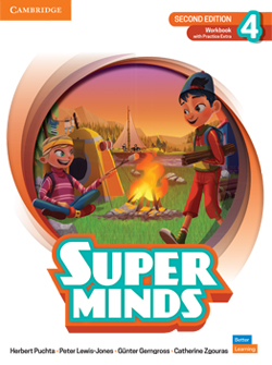 Book cover Super Minds 2ed L4 Digital Workbook Interactive version