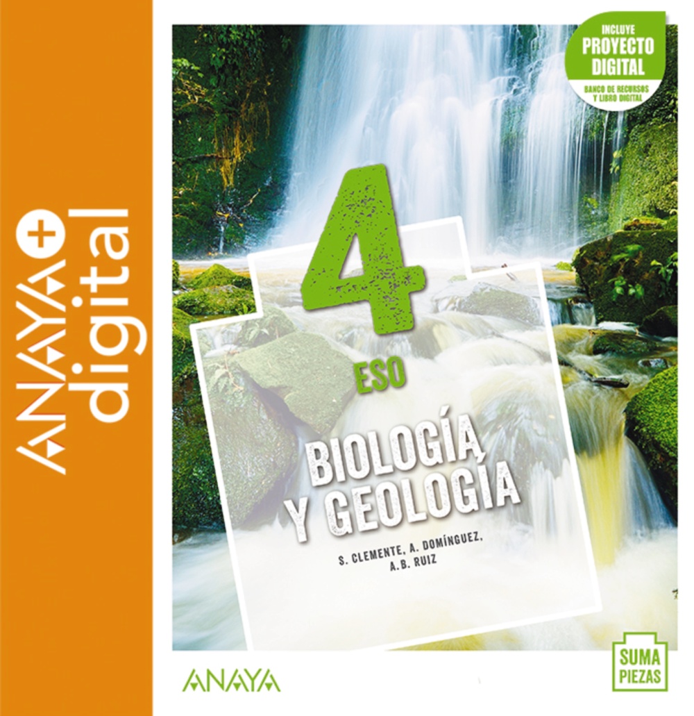 Portada del Libro Biología y Geología 4. ESO  MEC