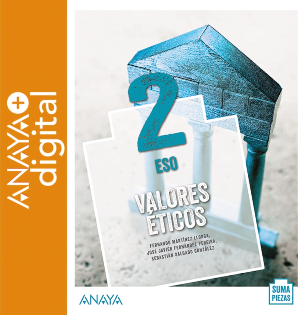 Portada del Libro Valores Éticos 2. ESO.