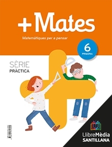 Book cover LM PLAT Alumne + Mates Sèrie Pràctica 6 Primària Voramar