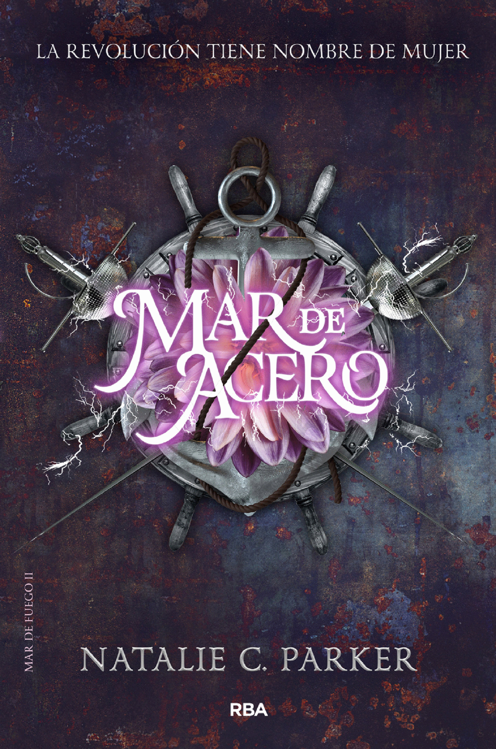 Book cover Mar de acero (Mar de fuego 2)