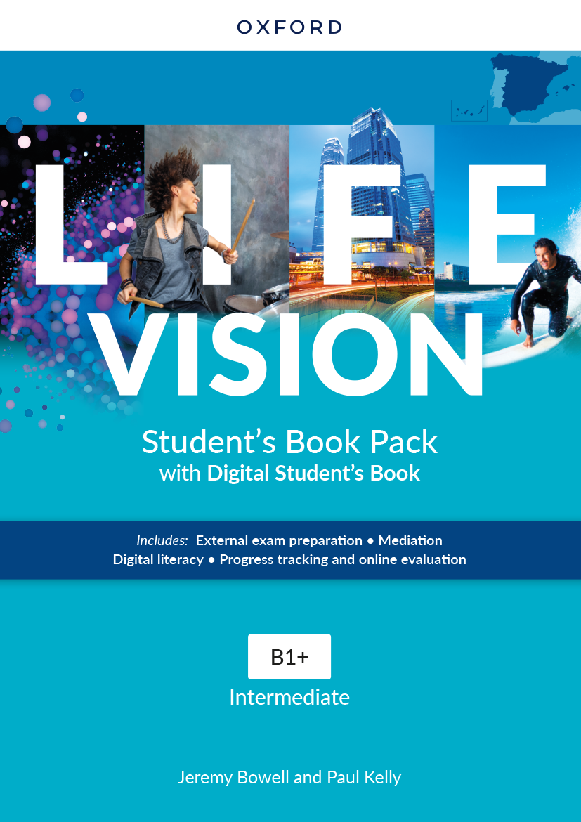 Book cover Life Vision Intermediate Digital SB + Test generator