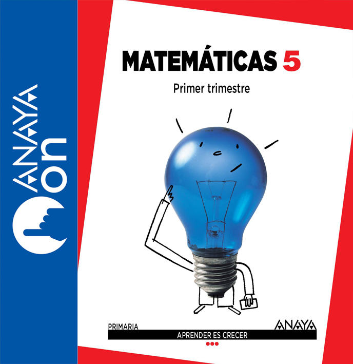 Book cover Matematiques 5 Galicia ANAYA ON