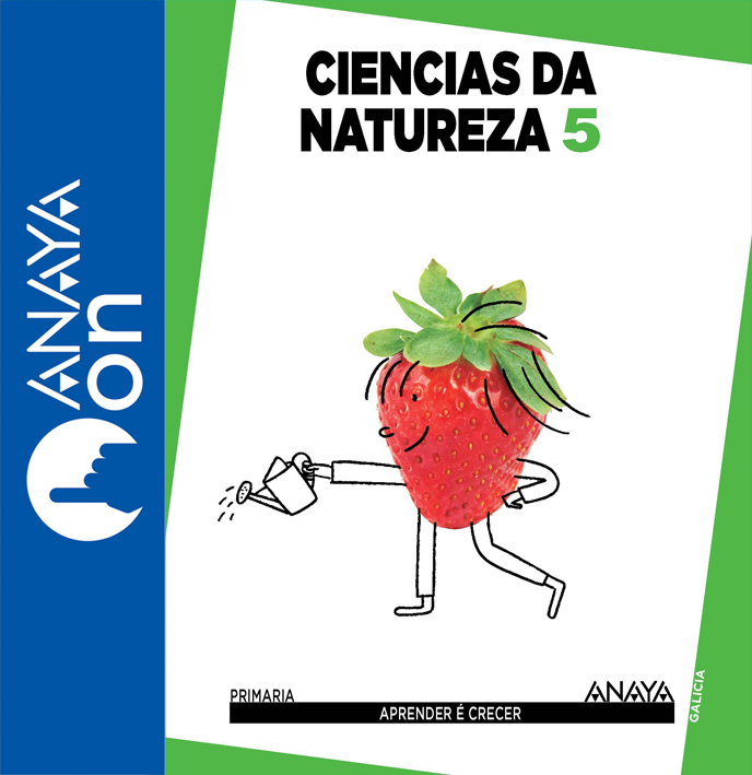 Book cover Ciencias da Natureza 5. Primaria. Anaya On.