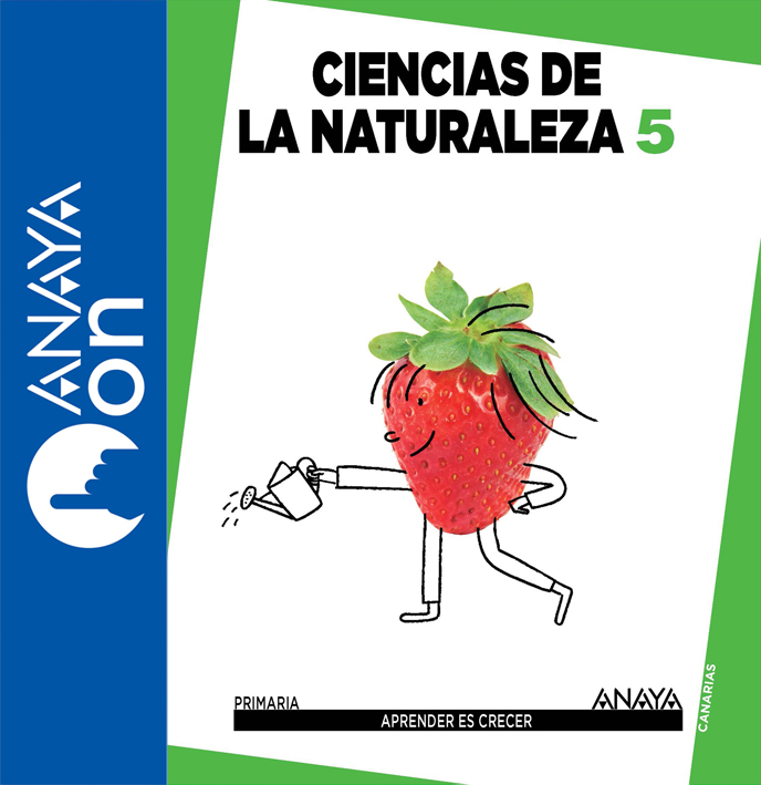 Book cover Ciencias de la Naturaleza 5º ANAYA ON