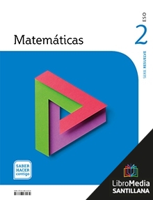 Book cover LM PLAT Alumno Matemáticas 2 ESO Saber Hacer Contigo