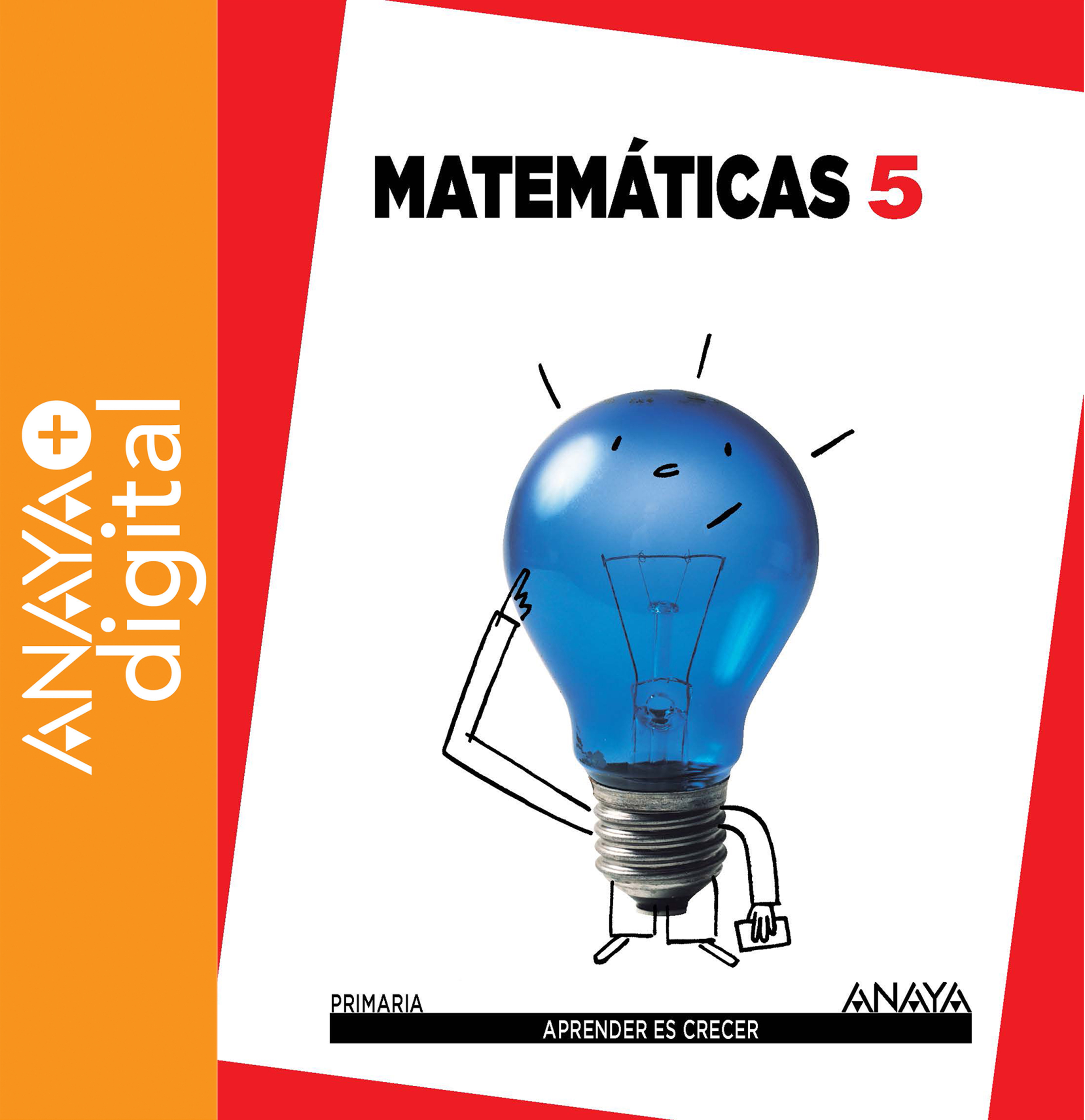 Book cover Matemáticas 5º ANAYA + Digital