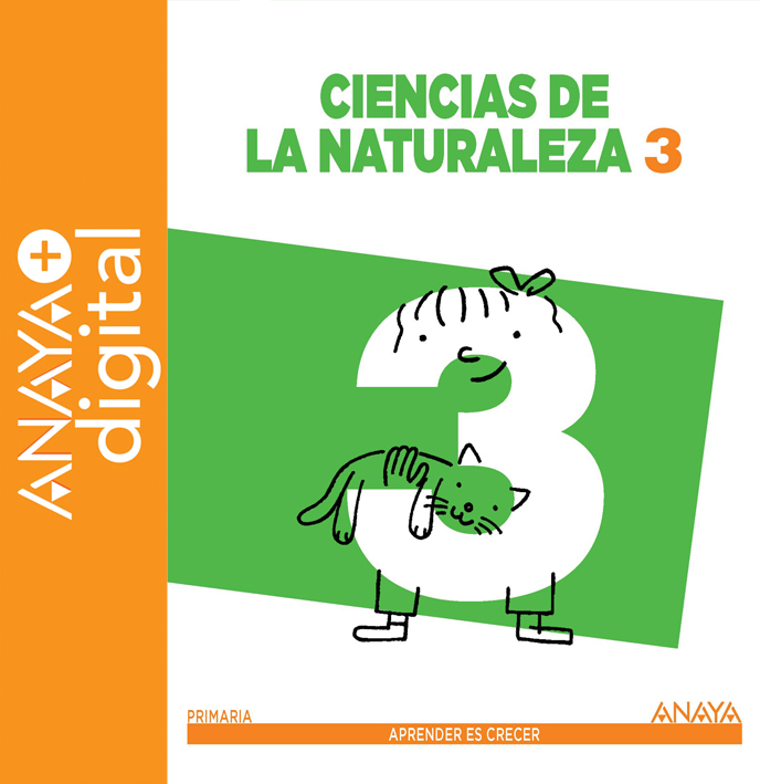 Book cover Ciencias de la Naturaleza 3º MEC ANAYA + Digital