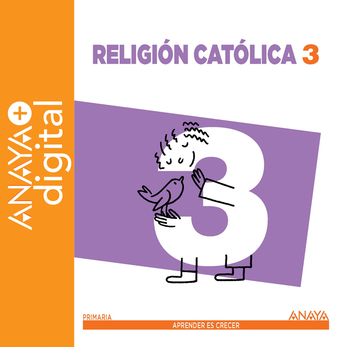 Book cover Religión Católica 3º MEC ANAYA + Digital