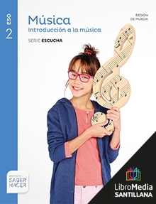 Book cover LM PLAT Alumno Iniciación Música 2 ESO Región de Murcia Saber Hacer Contigo