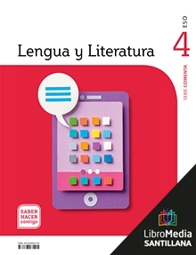 Book cover LM PLAT Alumno Lengua y Literatura 4 ESO Saber Hacer Contigo