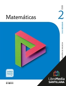 Book cover LM PLAT Alumno Matemáticas 2 ESO Región de Murcia Saber Hacer Contigo