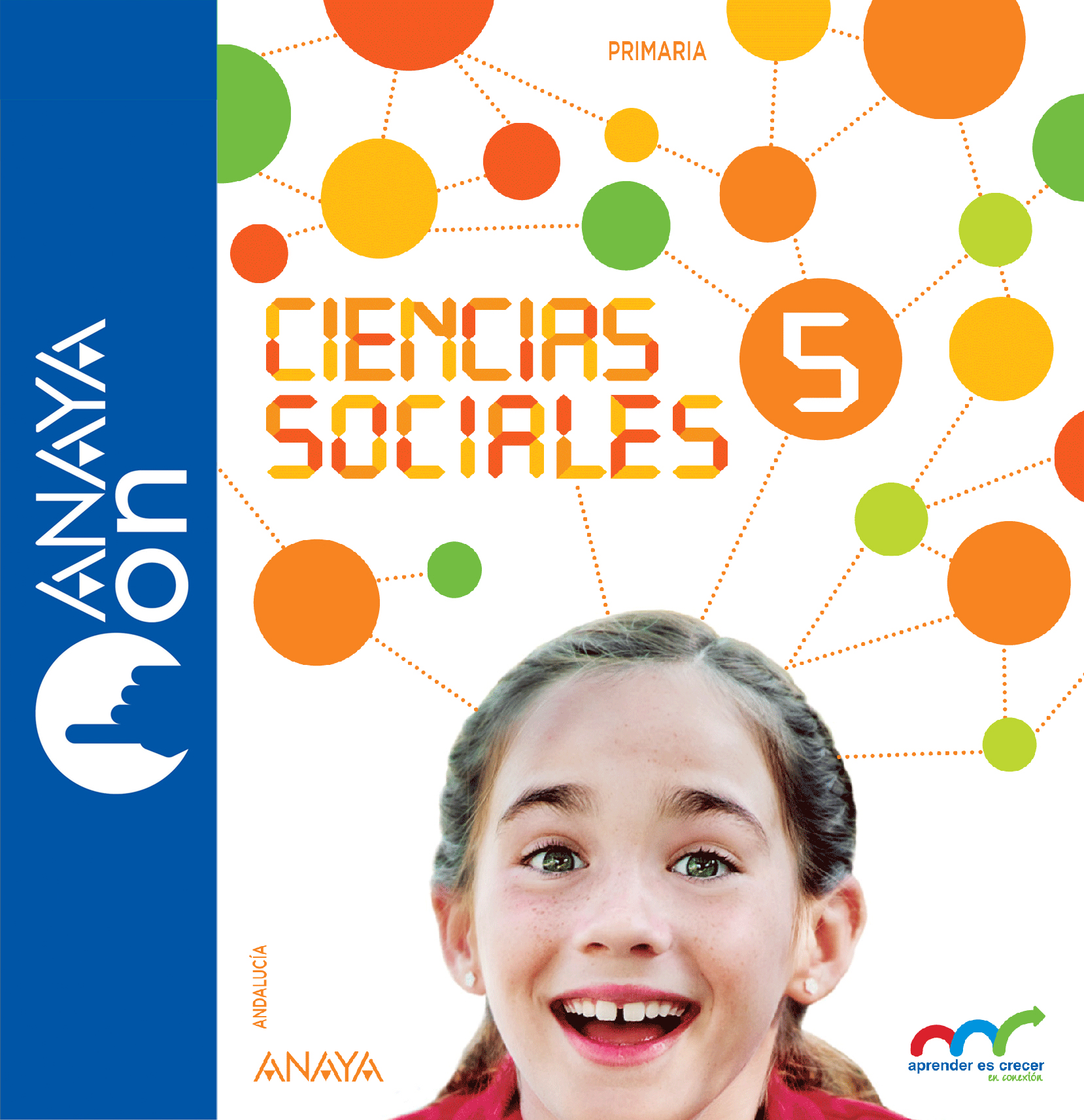 Book cover Ciencias Sociales 5º Andalucía ANAYA ON