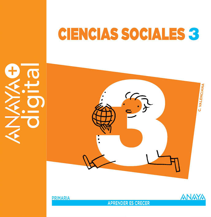 Book cover Ciencias Sociales 3º ANAYA + Digital