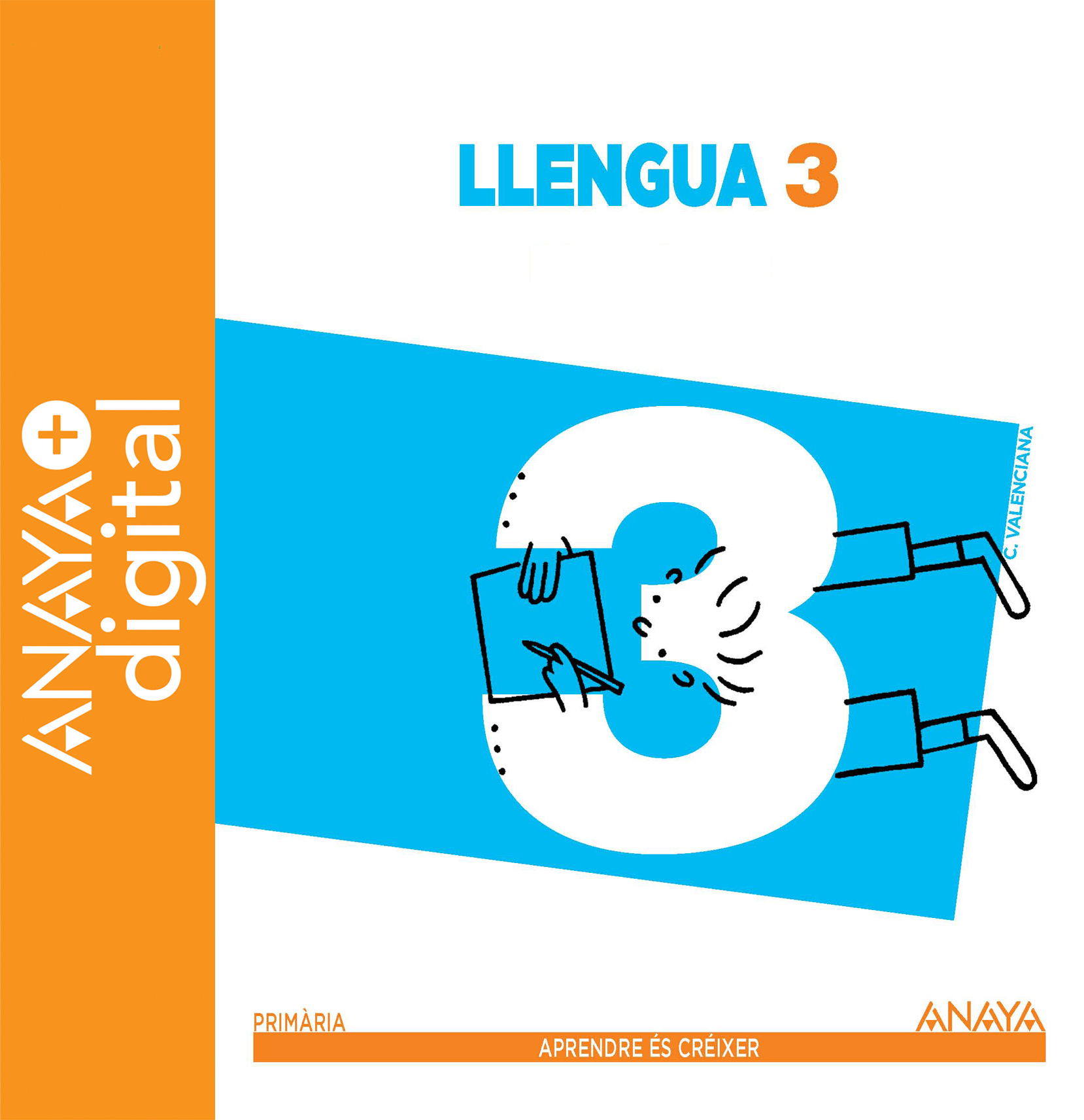 Book cover Llengua 3er Primària  ANAYA + Digital