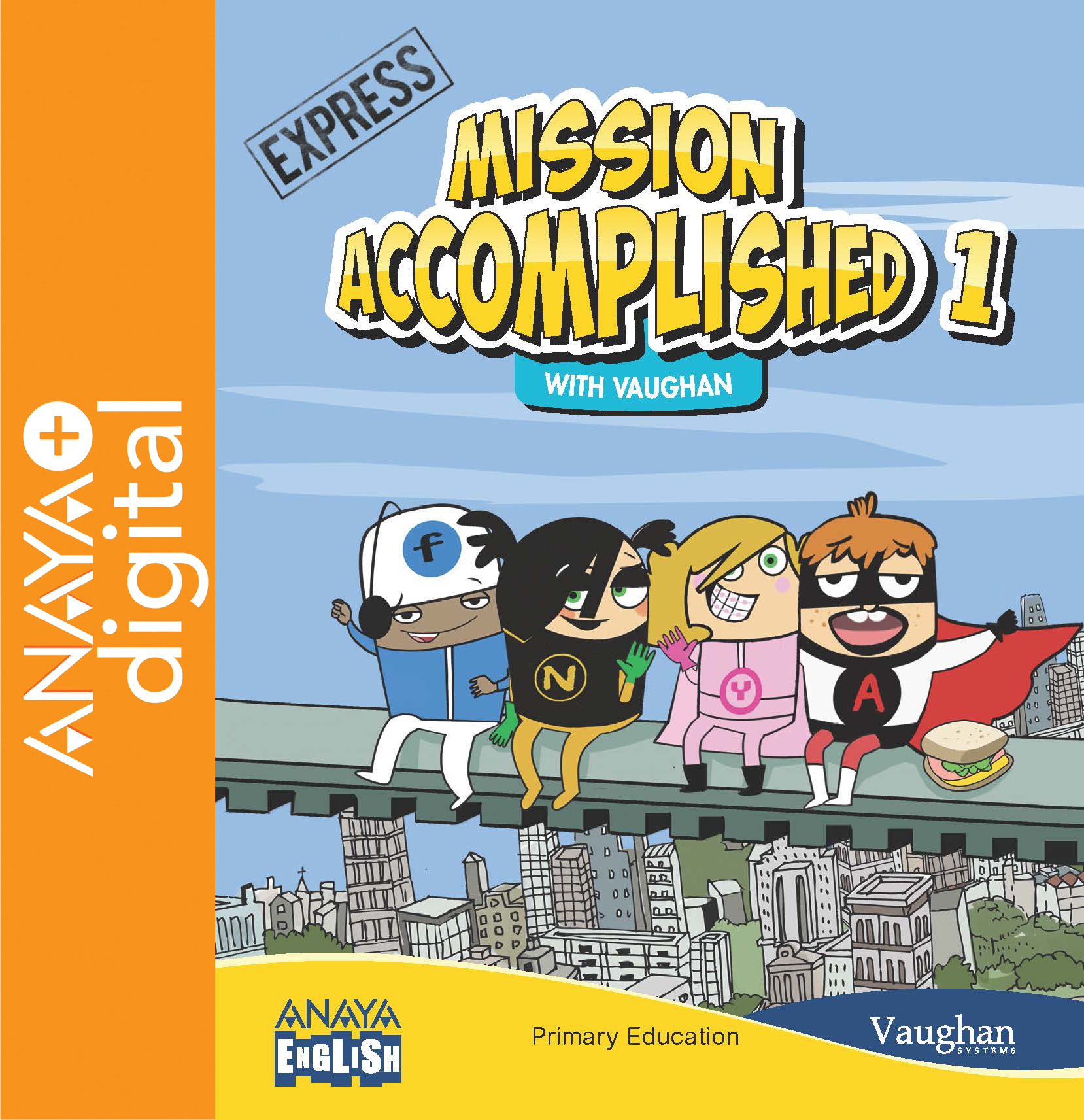 Book cover English Mission Accomplished Express 1º  Primaria