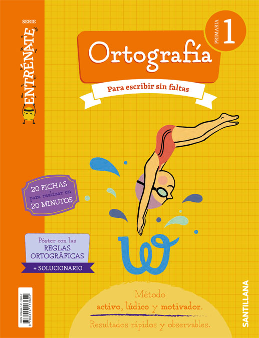 Book cover LDB PLAT Alumno Cdrn. Ortografía 1PRI Entrénate