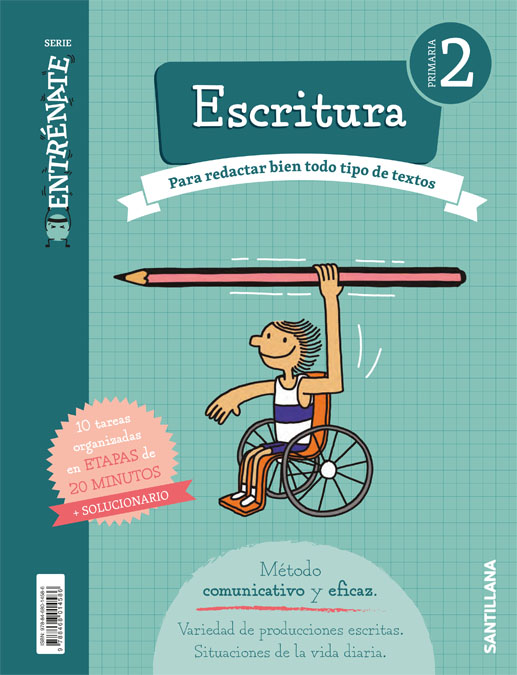 Book cover LDB PLAT Alumno Cdrn. Escritura 2PRI Entrénate