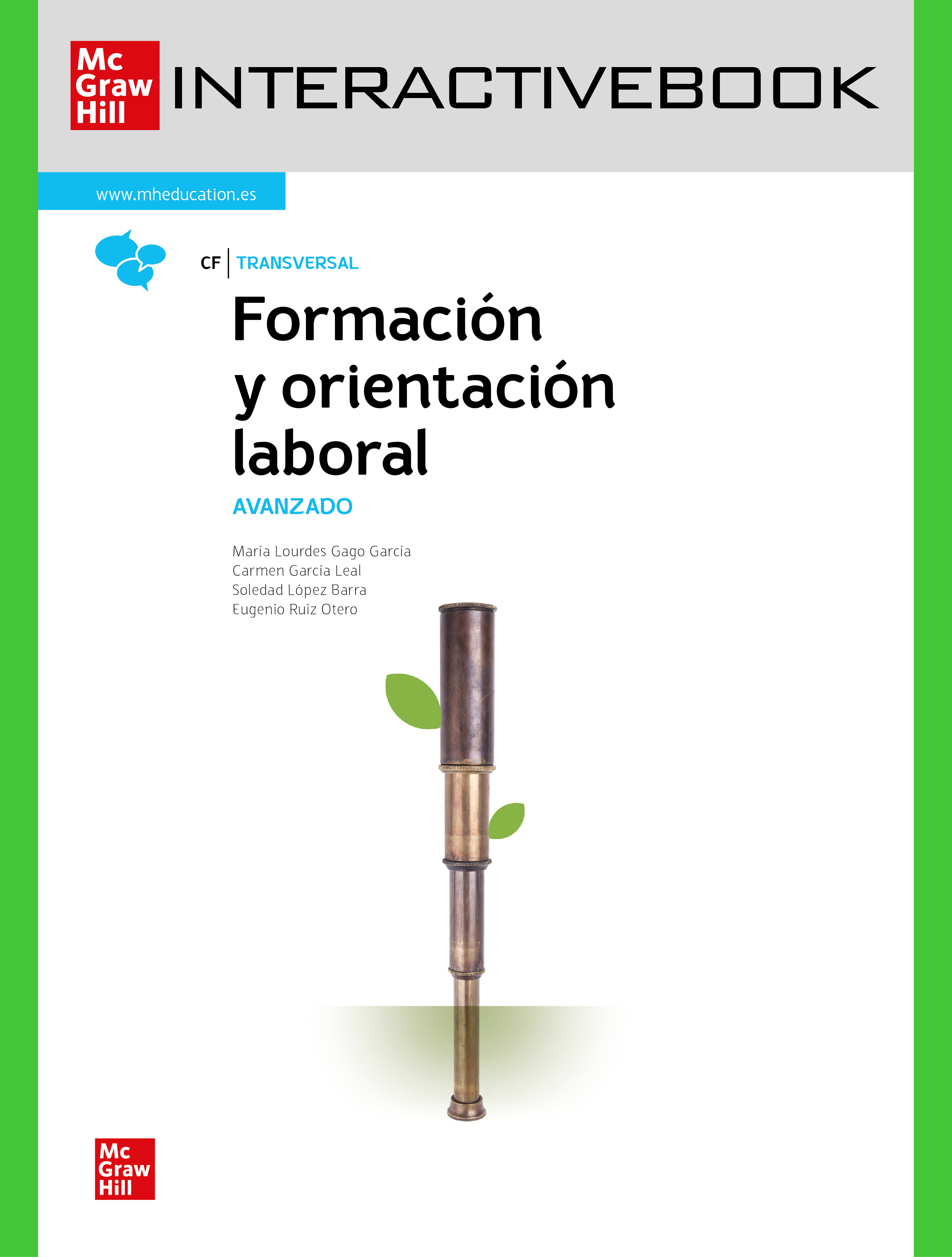 Book cover INTERACTIVEBOOK Formación y orientación laboral. Avanzado