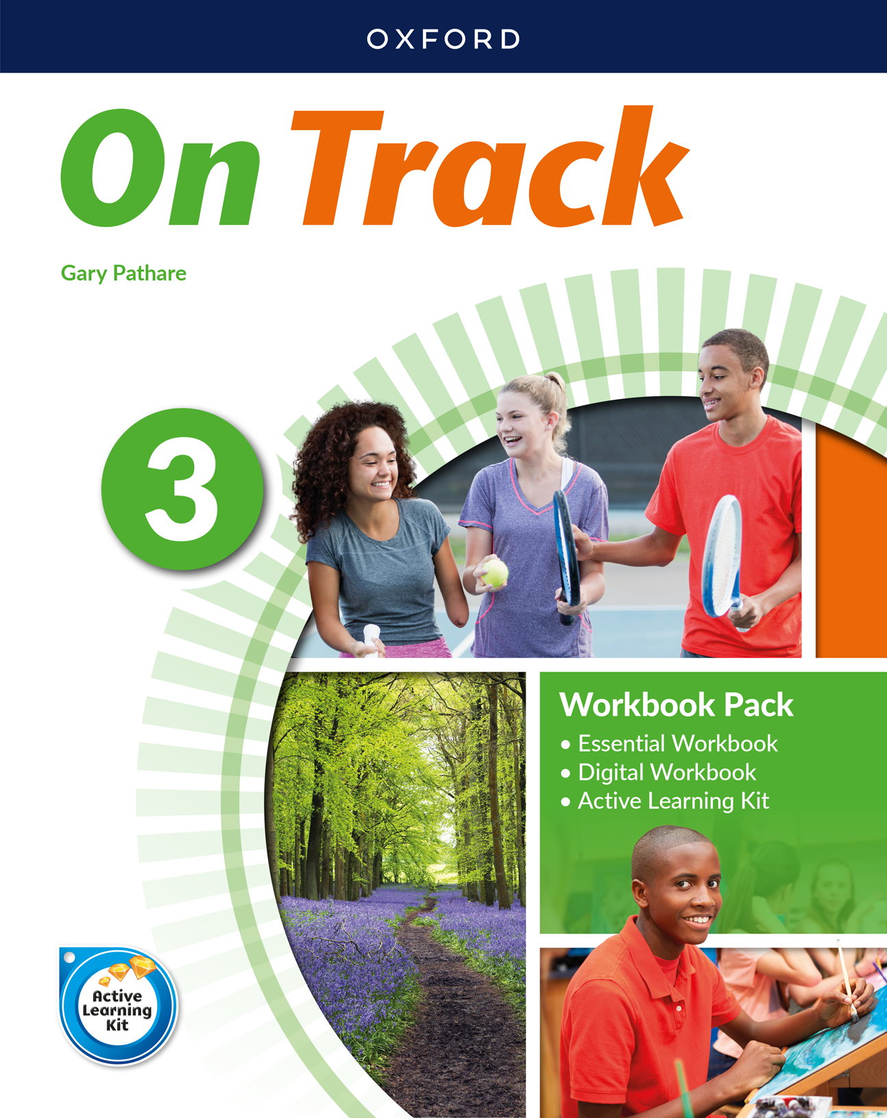 Book cover On Track 3 Digital Workbook