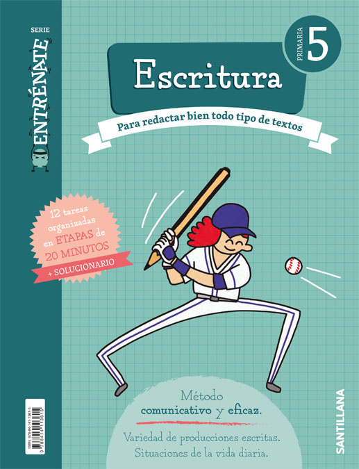 Book cover LDB PLAT Alumno Cdrn. Escritura 5PRI Entrénate