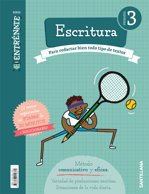 Book cover LDB PLAT Alumno Cdrn. Escritura 3PRI Entrénate