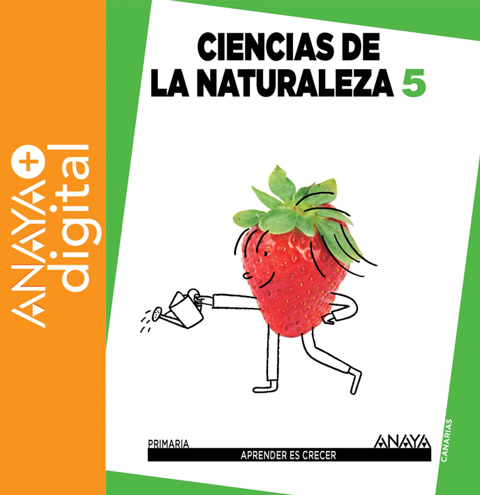 Book cover Ciencias de la Naturaleza 5º Canarias ANAYA + Digital