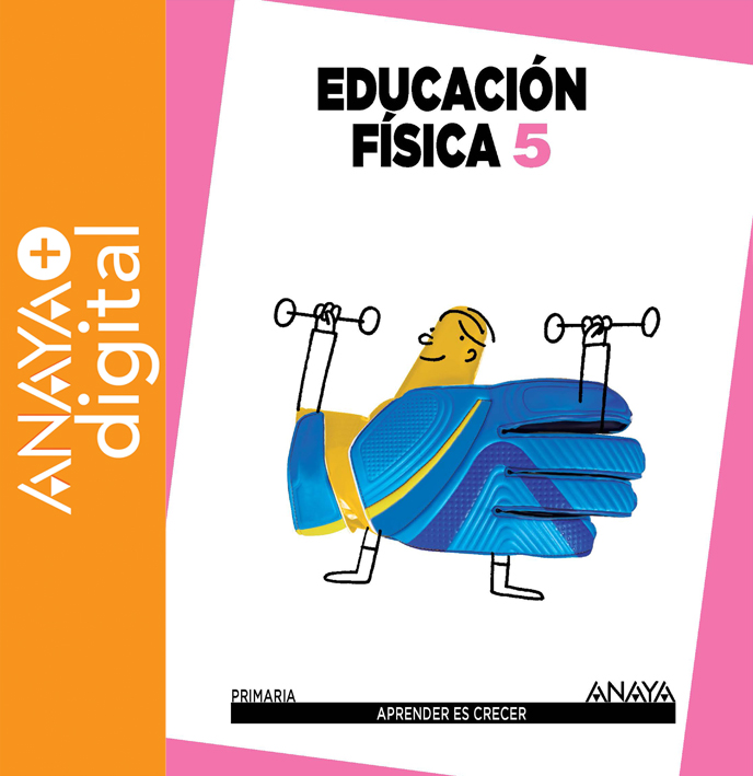 Book cover Educación Física 5º ANAYA + Digital