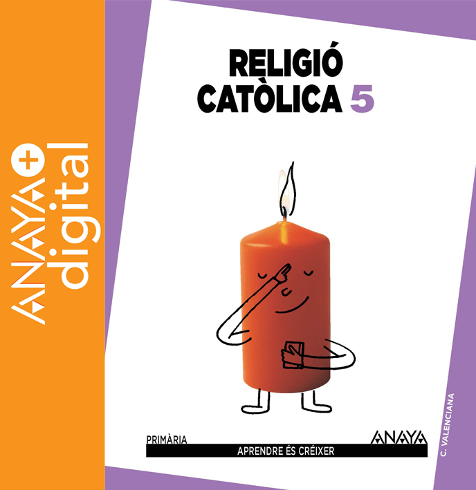 Book cover Religió Catòlica 5º ANAYA + Digital