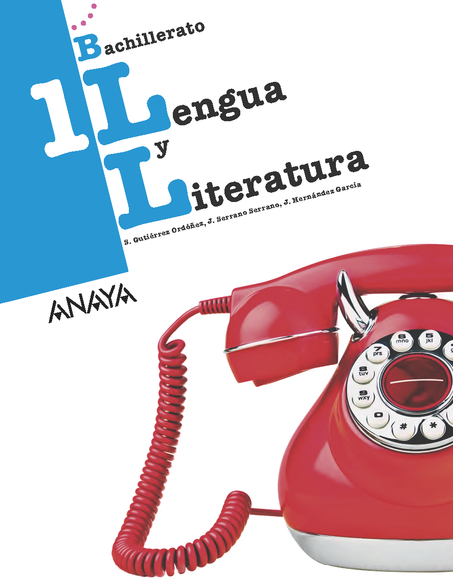 Book cover Lengua y Literatura 1º Bachillerato